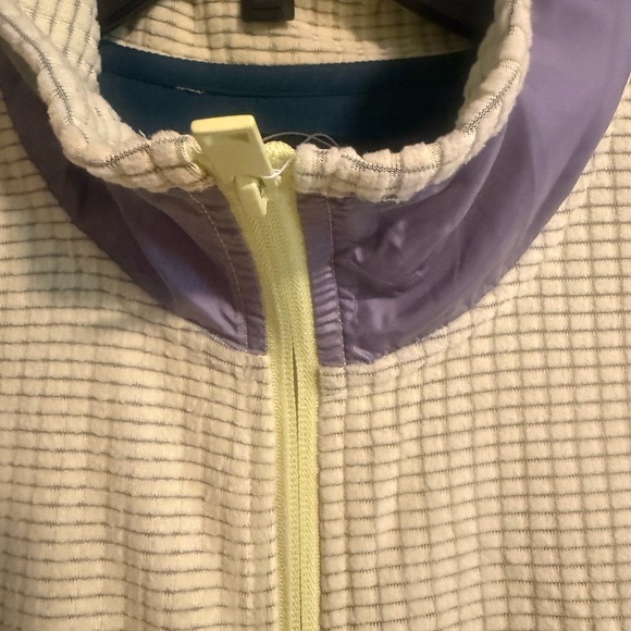 Reel Life Men's Grid Fleece 1/2 zip sunny lime pullover sweatshirt size L NWT - Picture 4 of 13